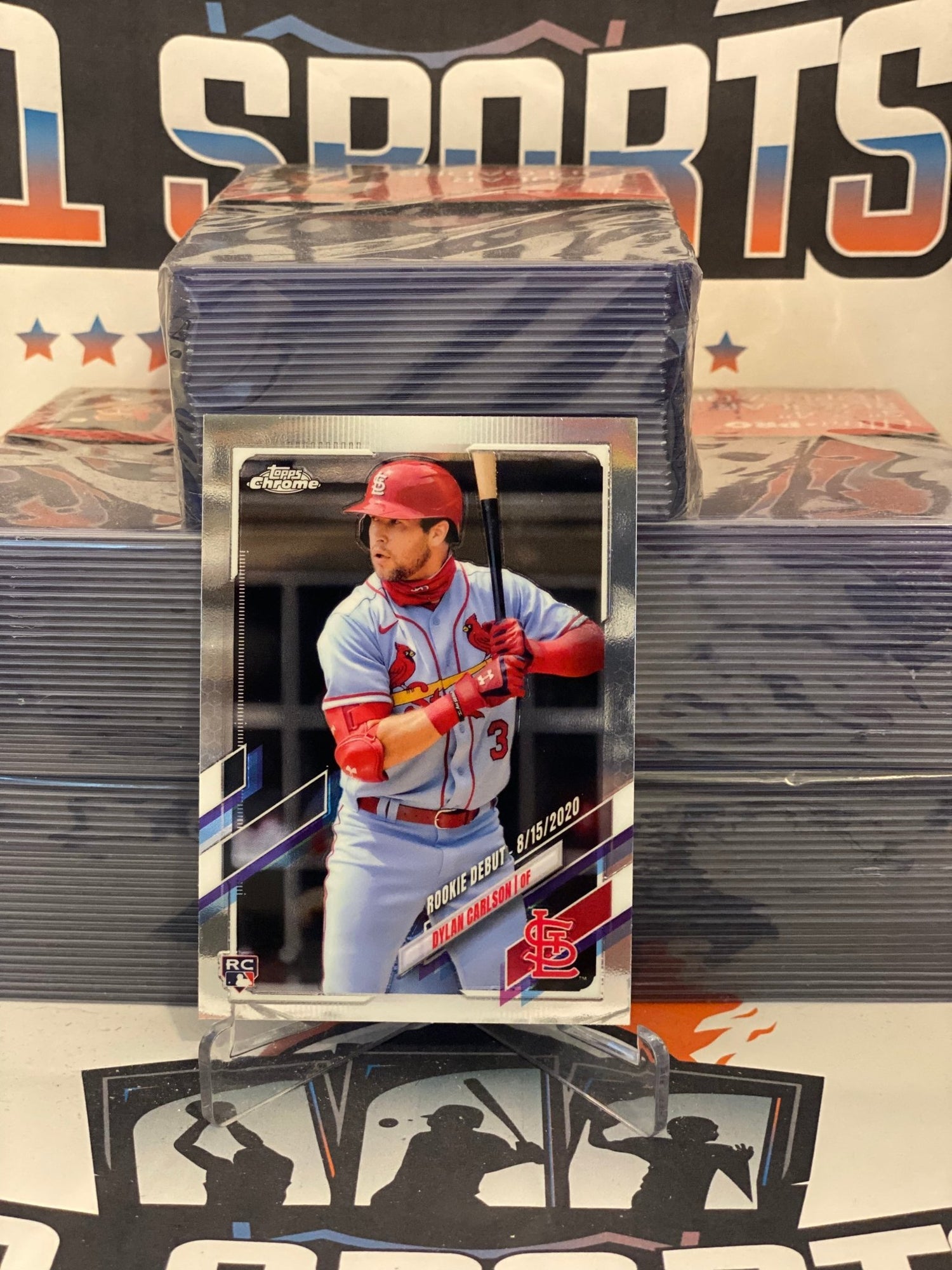 2021 Topps Chrome Update (MLB Debut) Dylan Carlson #USC54