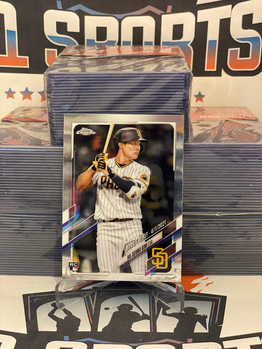 2021 Topps Chrome Update (MLB Debut) Ha-Seong Kim #USC12