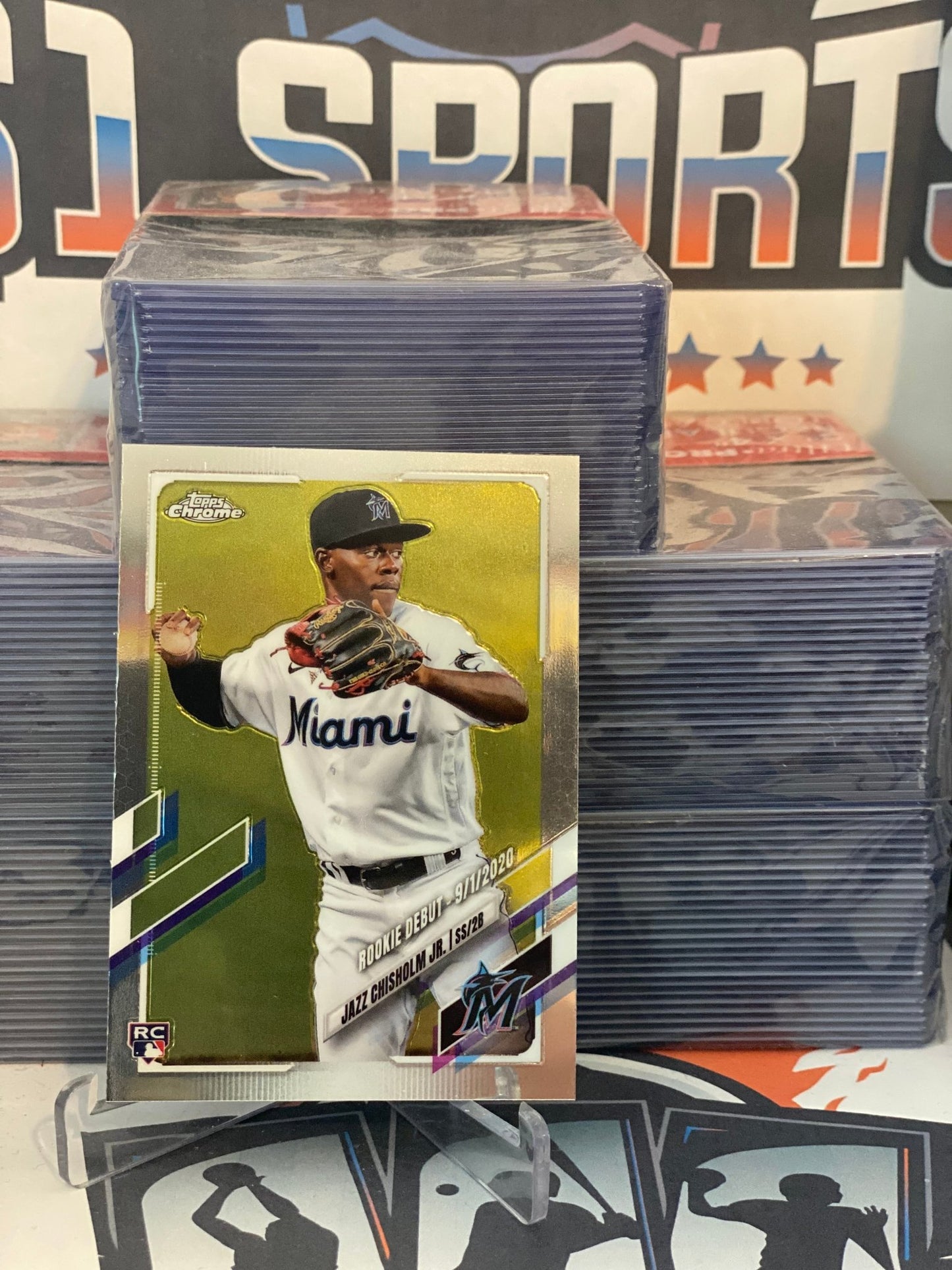 2021 Topps Chrome Update (MLB Debut) Jazz Chisholm Jr. #USC52