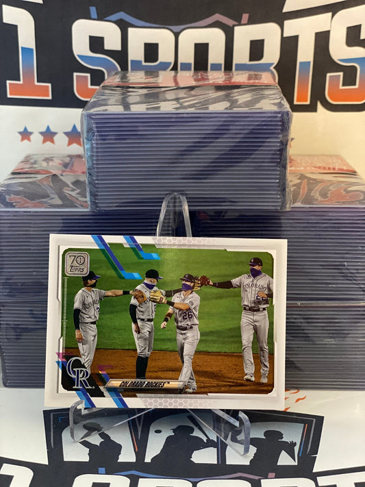 2021 Topps Colorado Rockies Team Card #73