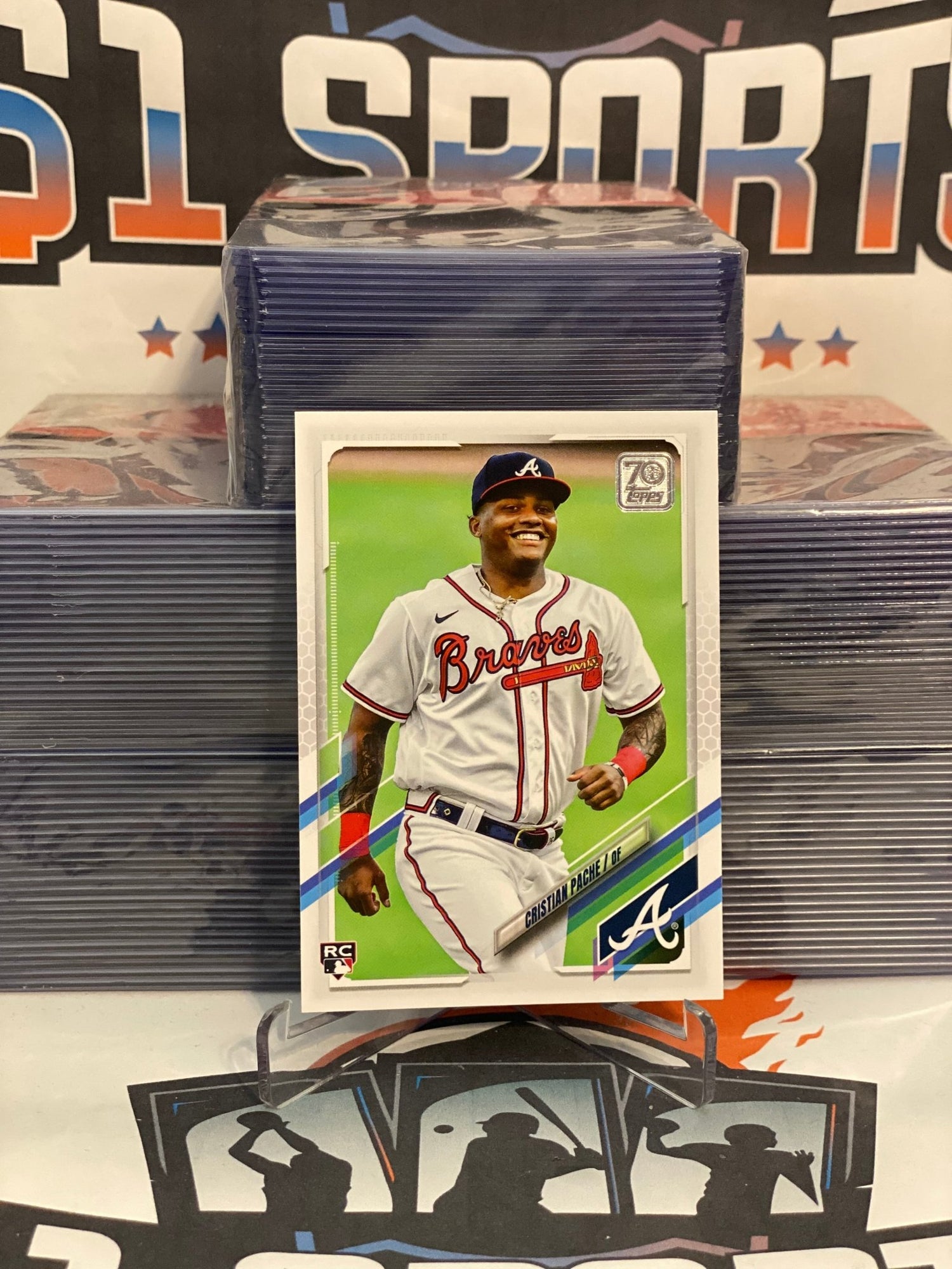 2021 Topps Cristian Pache Rookie #187