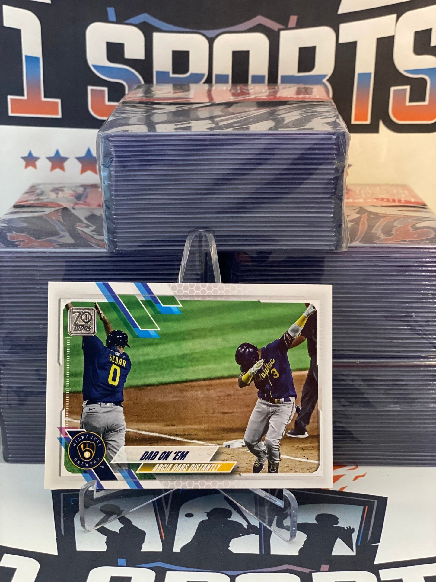 2021 Topps (Dab On 'Em) Orlando Arcia #7