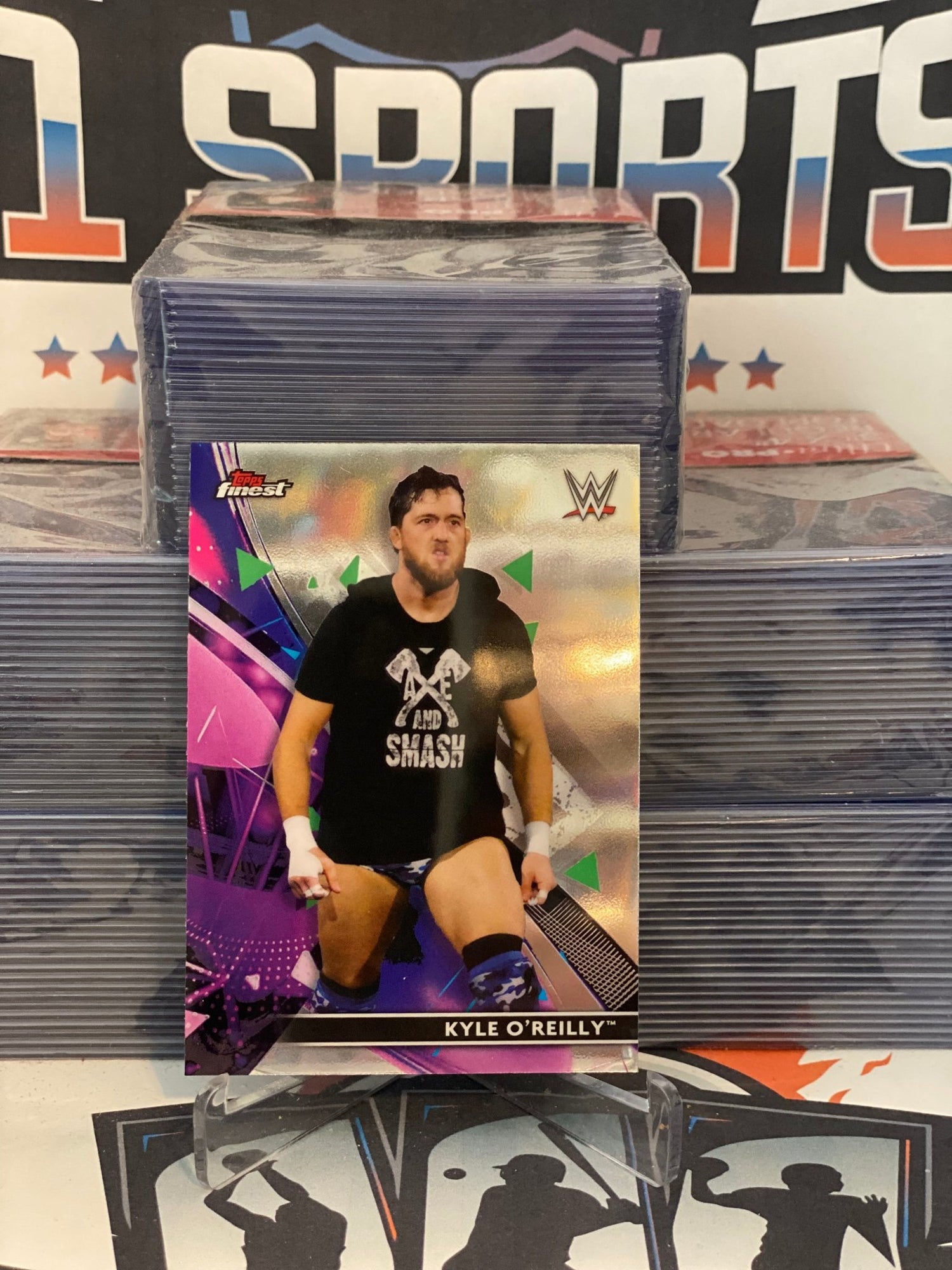 2021 Topps Finest WWE Kyle O'Reilly #90