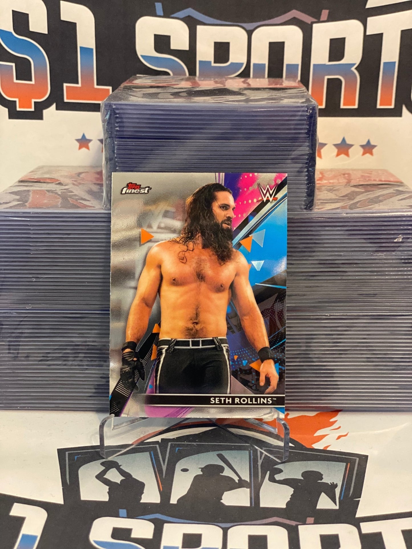 2021 Topps Finest WWE Seth Rollins #69