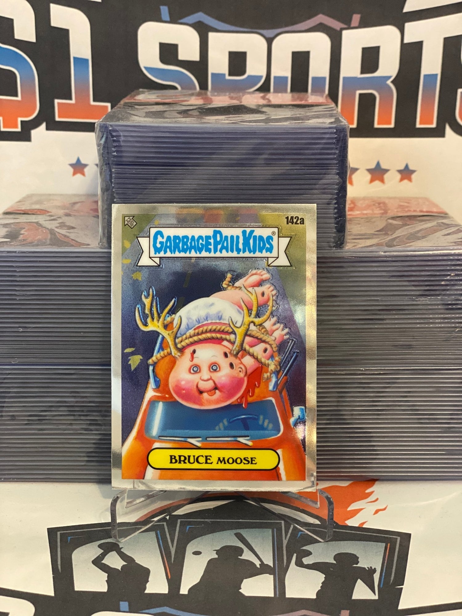 2021 Topps Garbage Pail Kids Chrome Series 4 Bruce Moose #142a