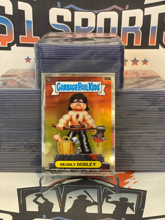 2021 Topps Garbage Pail Kids Chrome Series 4 Deadly Dudley #137b