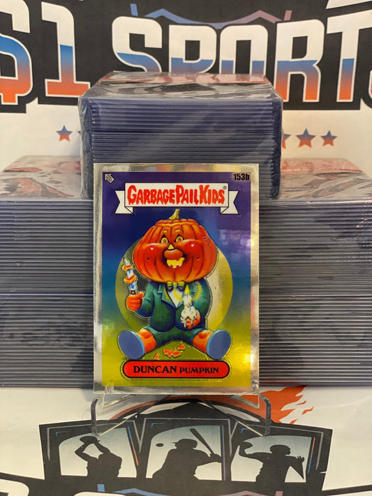 2021 Topps Garbage Pail Kids Chrome Series 4 Duncan Pumpkin #153b