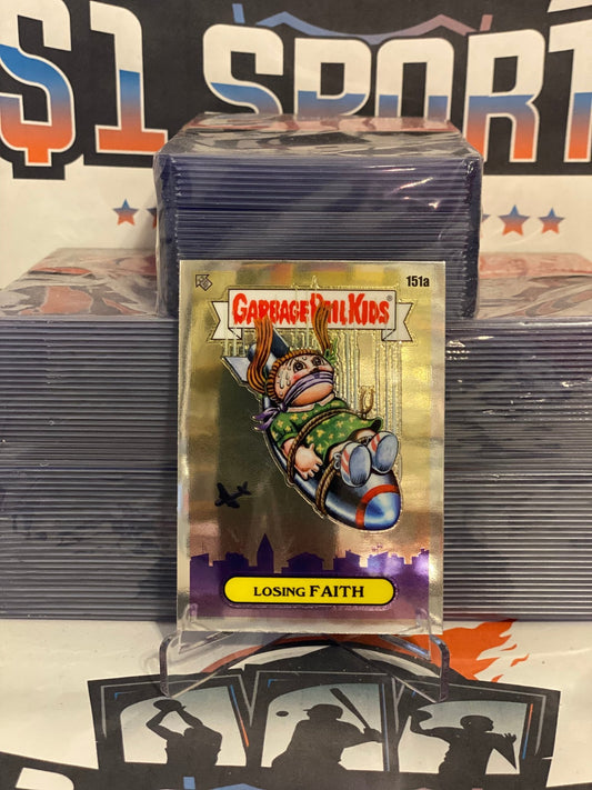 2021 Topps Garbage Pail Kids Chrome Series 4 Losing Faith #151a