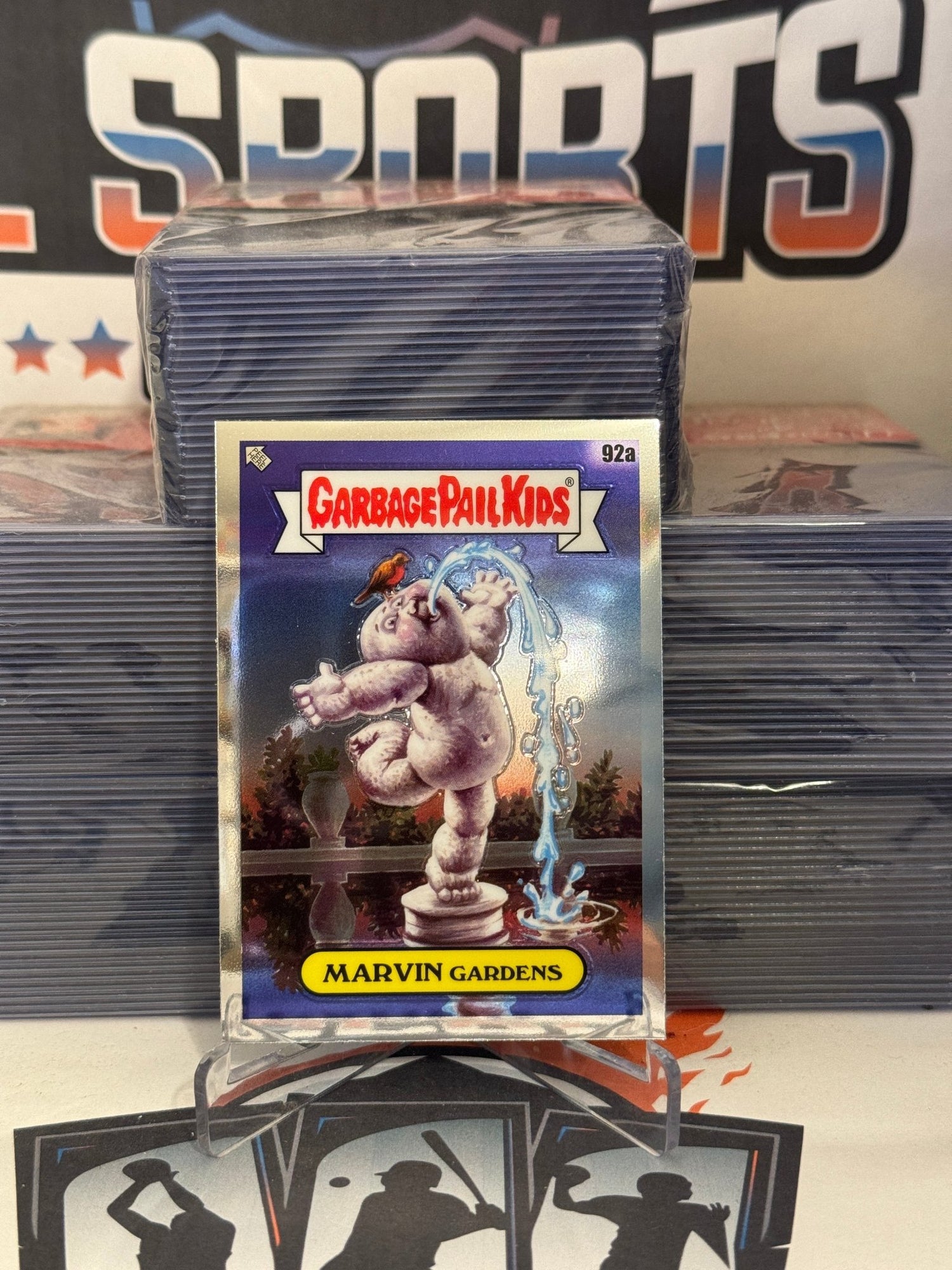 2021 Topps Garbage Pail Kids Chrome Series 4 Marvin Gardens #92a