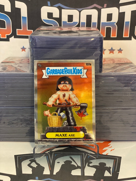 2021 Topps Garbage Pail Kids Chrome Series 4 Maxe Axe #137a