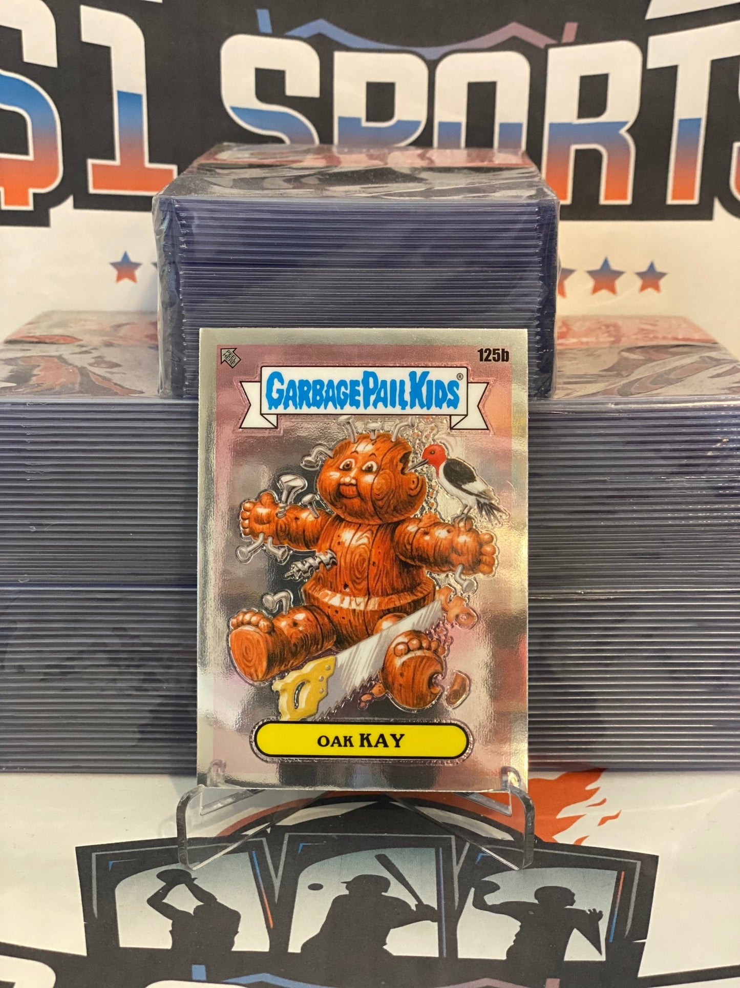 2021 Topps Garbage Pail Kids Chrome Series 4 Oak Kay #125b