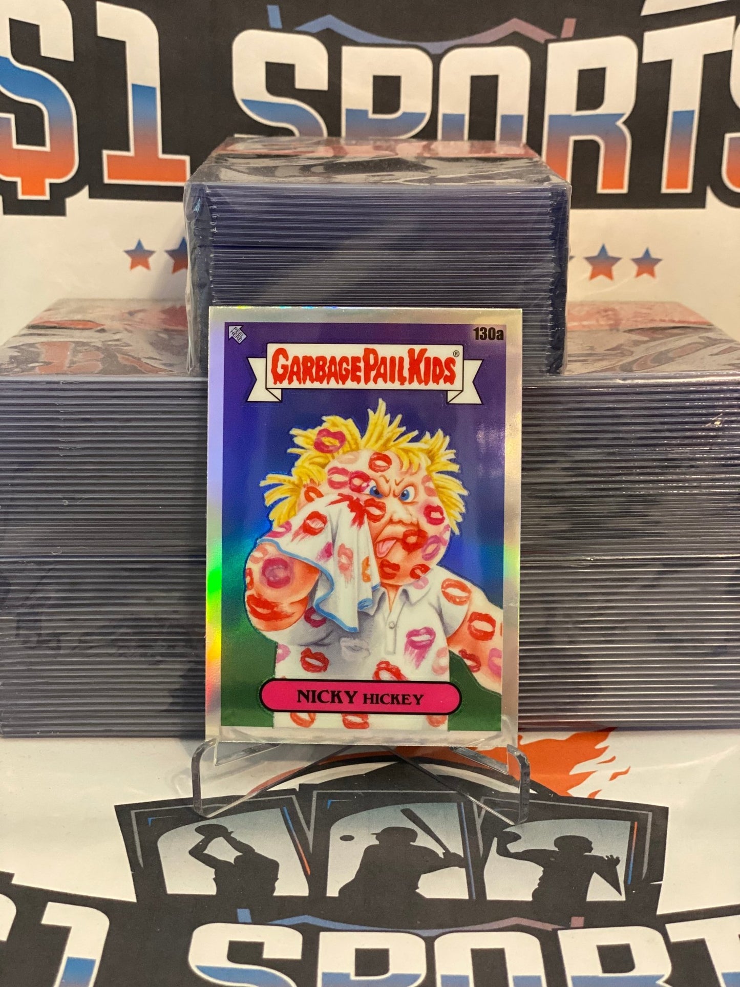 2021 Topps Garbage Pail Kids Chrome Series 4 (Refractor) Nicky Hickey #130a