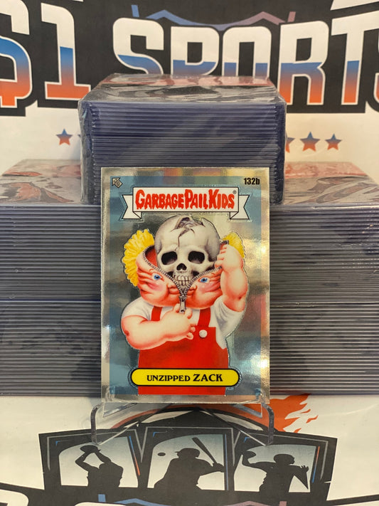 2021 Topps Garbage Pail Kids Chrome Series 4 Unzipped Zack #132b