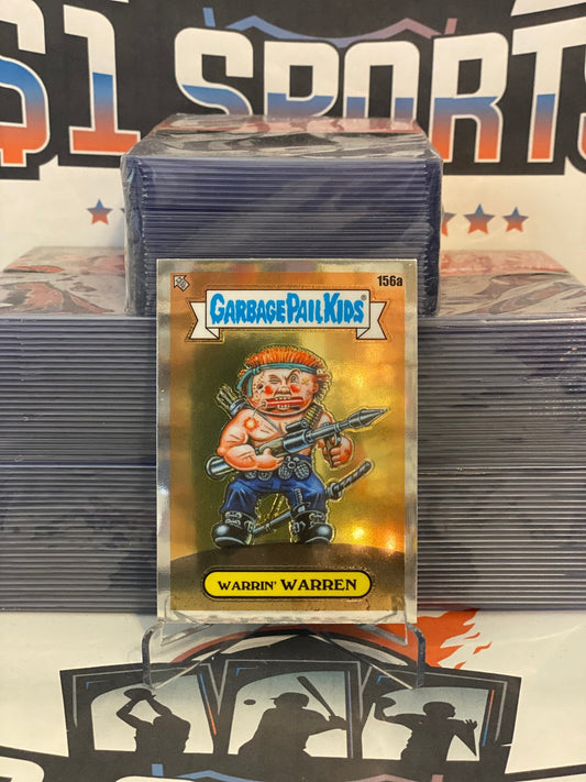 2021 Topps Garbage Pail Kids Chrome Series 4 Warrin' Warren #156a