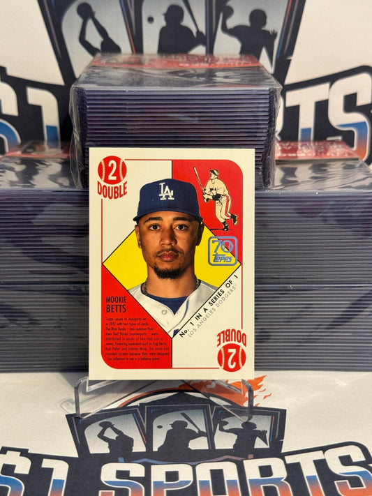2021 Topps Heritage (70 Years of Topps) Mookie Betts #70YT-1