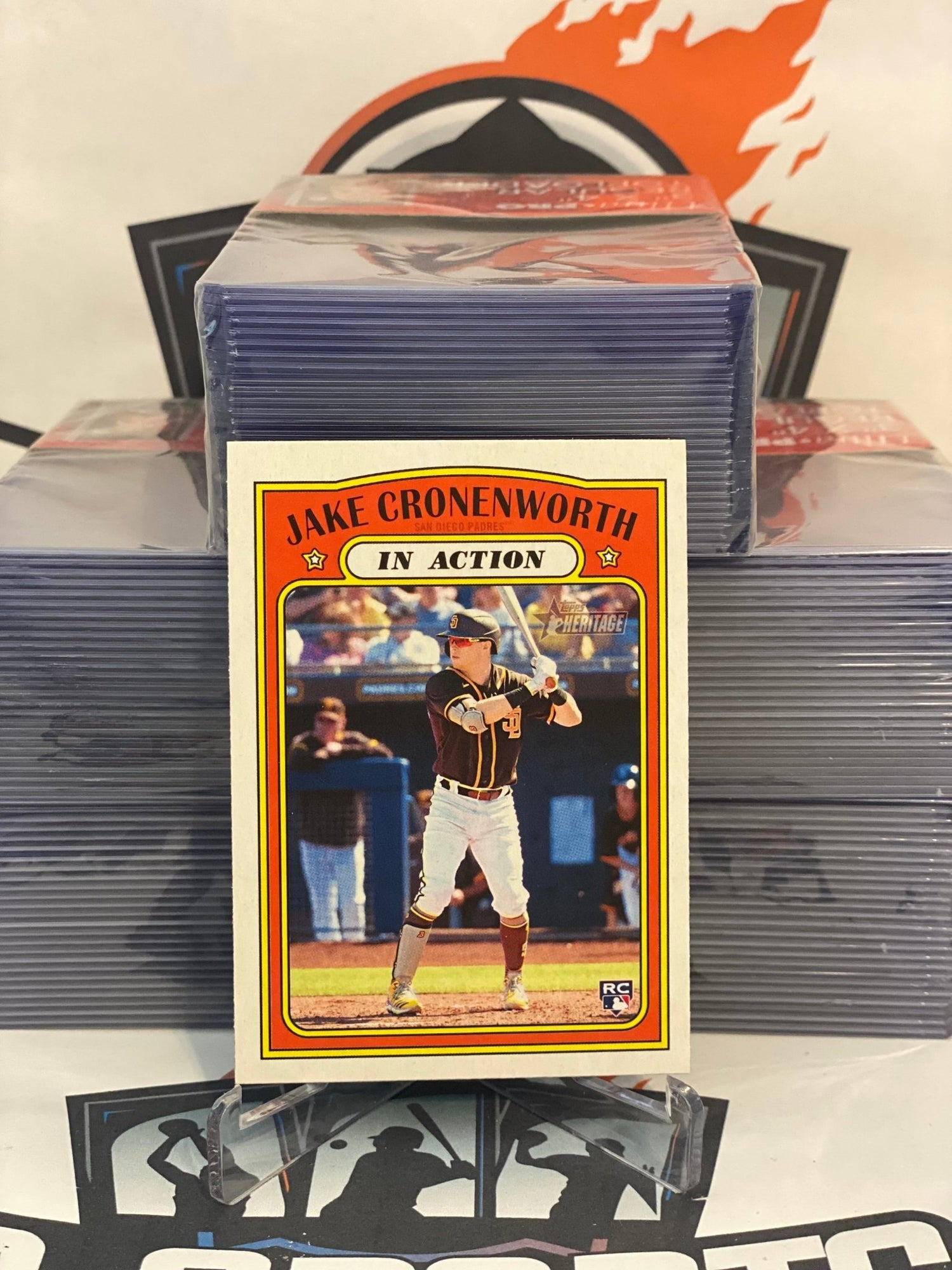 2021 Topps Heritage (In Action) Jake Cronenworth Rookie #20