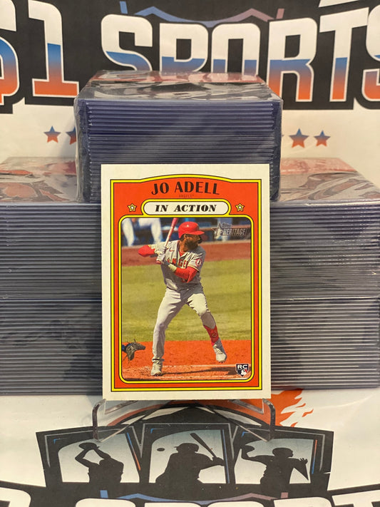 2021 Topps Heritage (In Action) Jo Adell Rookie #188