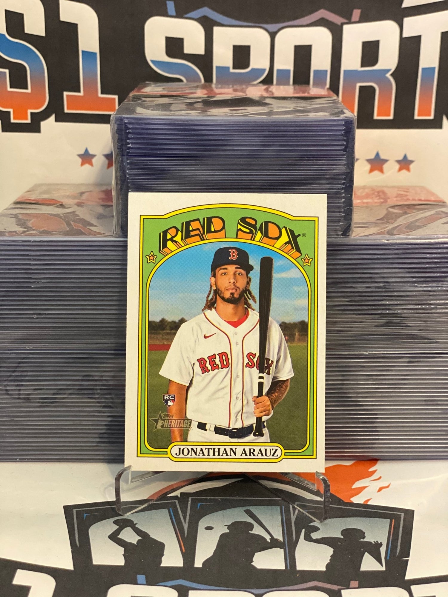 2021 Topps Heritage Jonathan Arauz Rookie #517