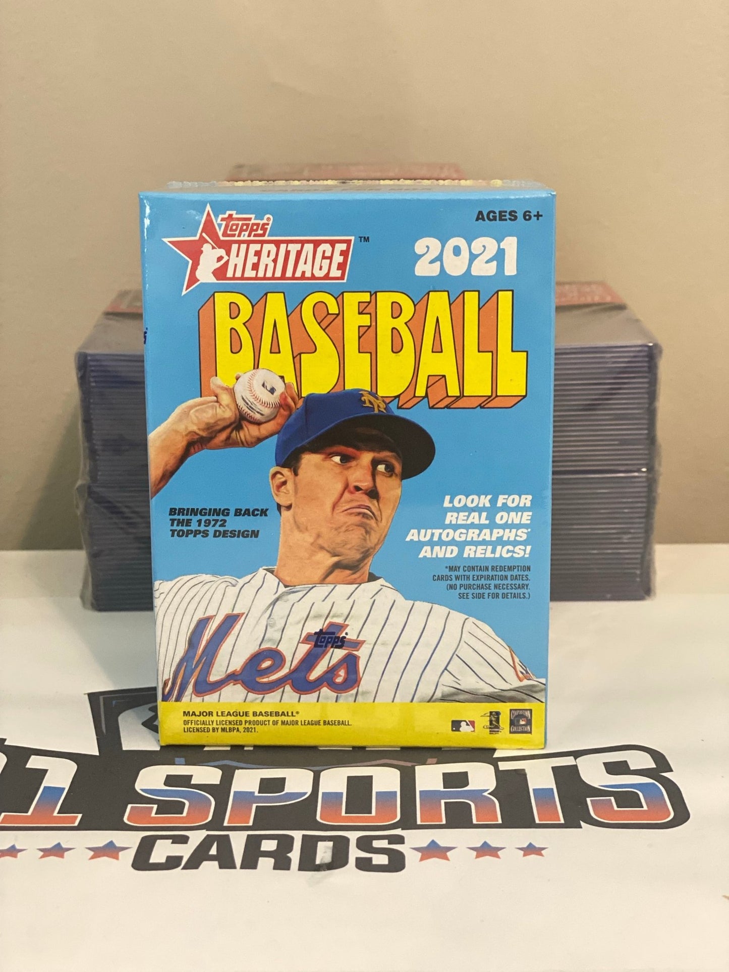 2021 Topps Heritage MLB Baseball Blaster Box