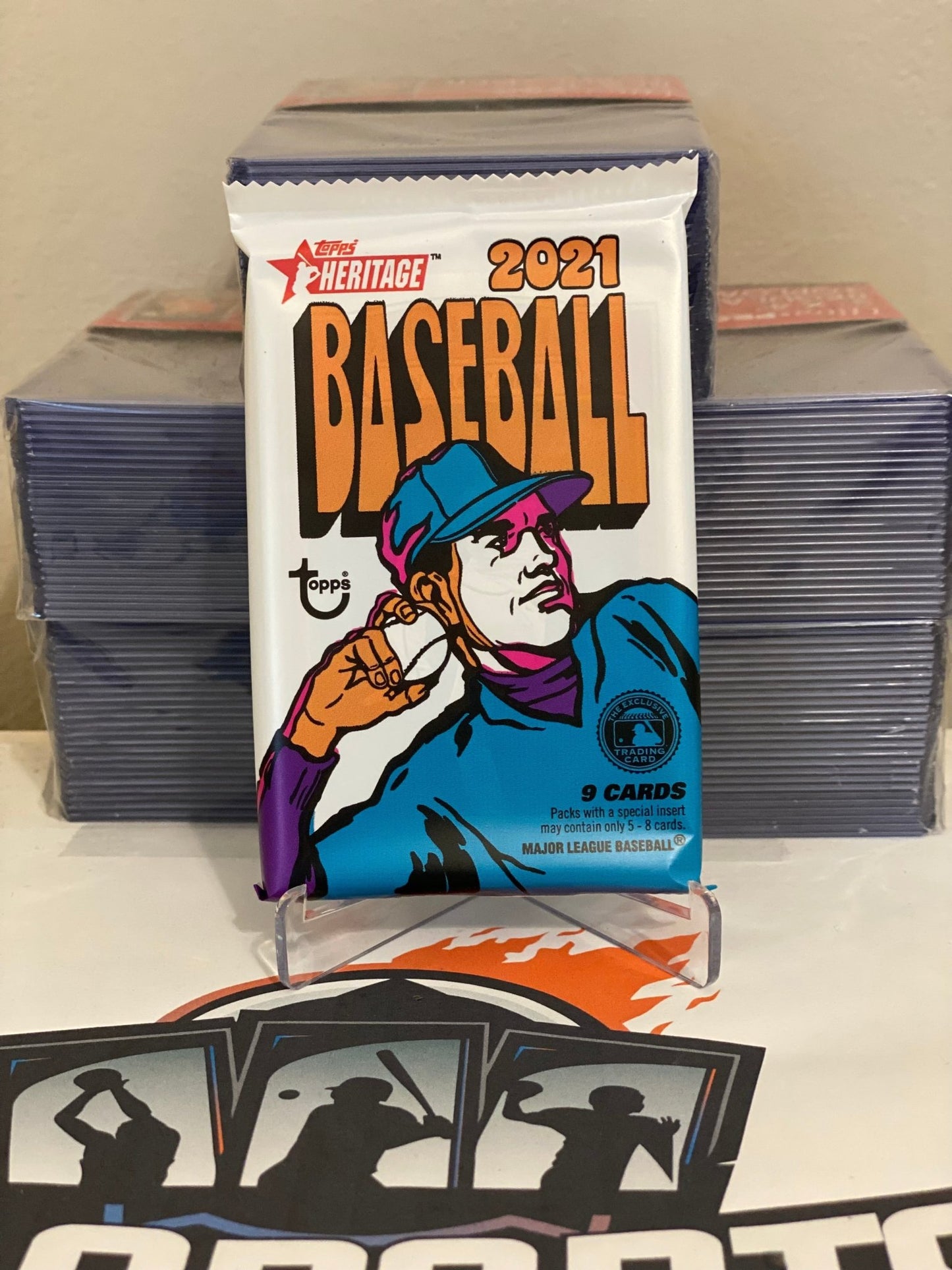 2021 Topps Heritage MLB Baseball Retail Pack