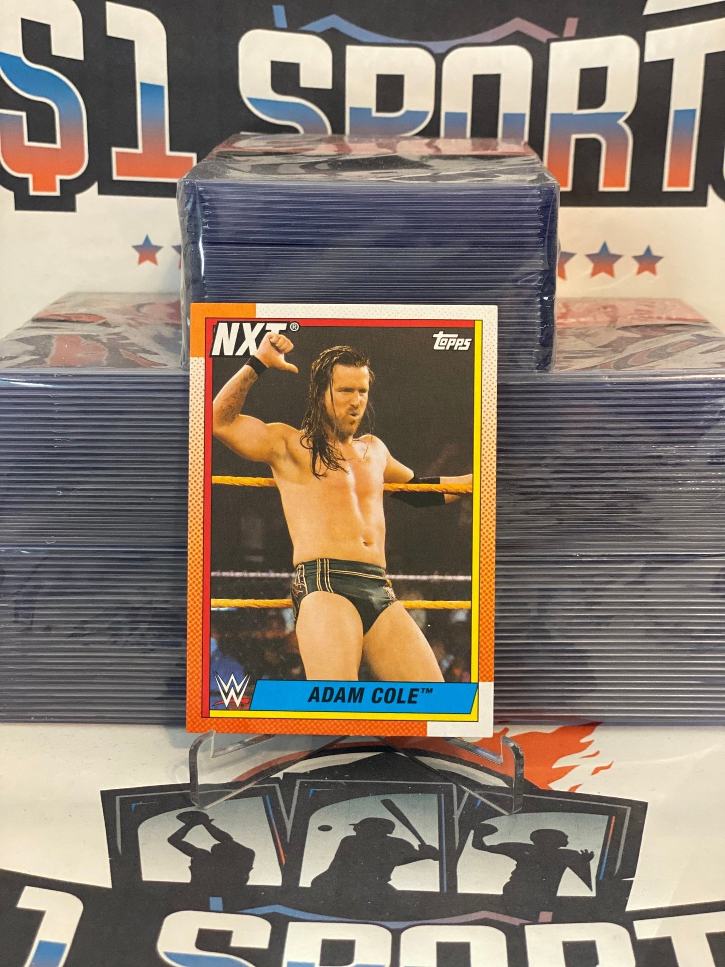 2021 Topps Heritage WWE Adam Cole #77