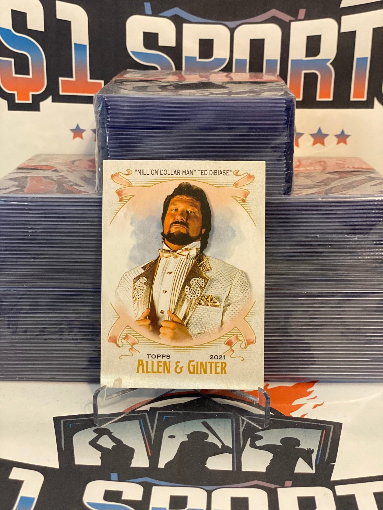 2021 Topps Heritage WWE (Allen & Ginter) "Million Dollar Man" Ted DiBiase #AG-15