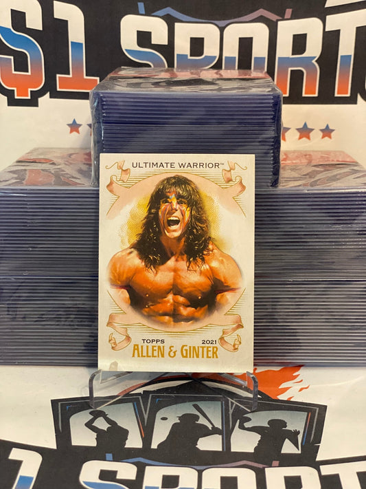 2021 Topps Heritage WWE (Allen & Ginter) Ultimate Warrior #AG-28
