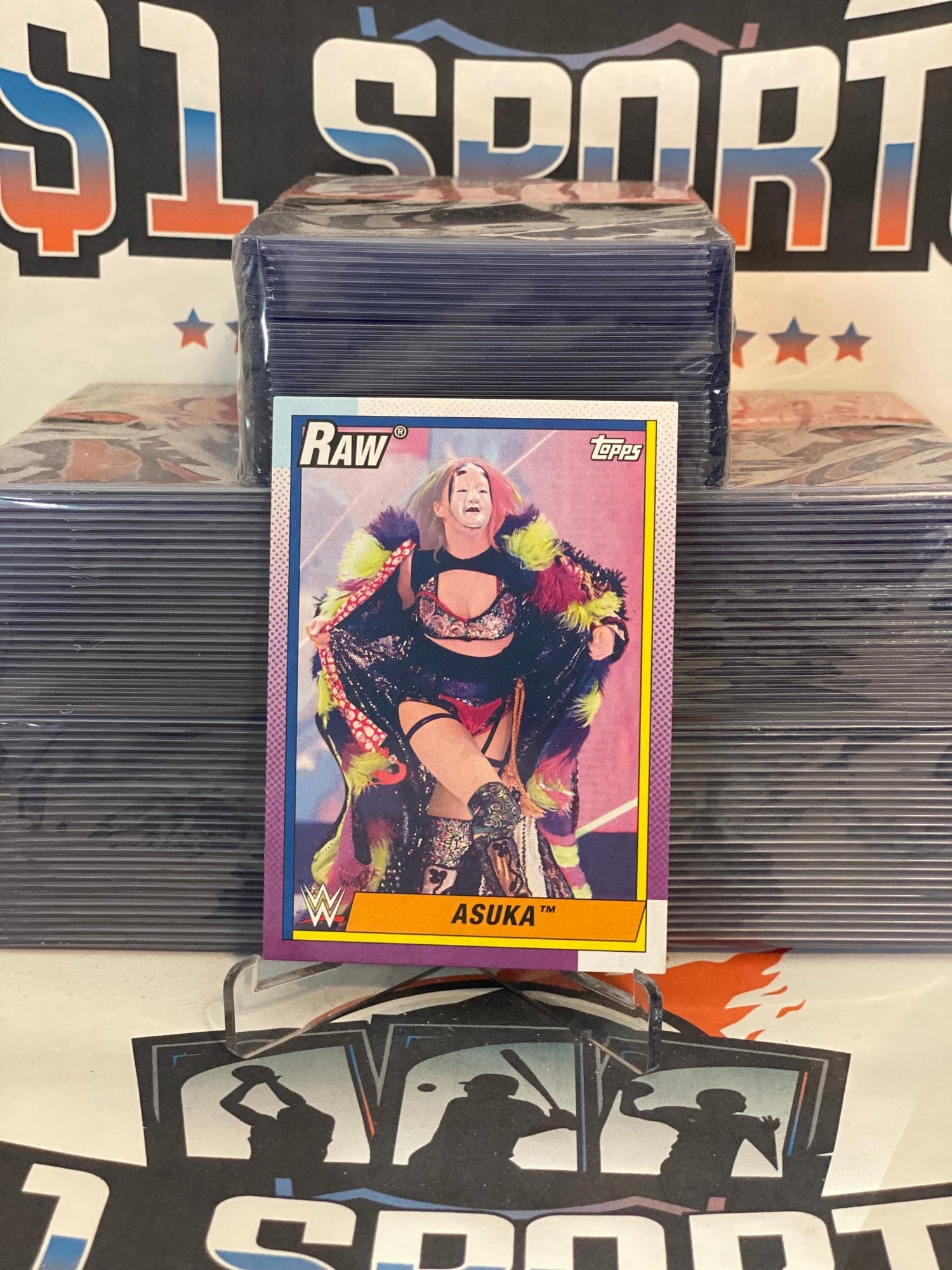 2021 Topps Heritage WWE Asuka #5