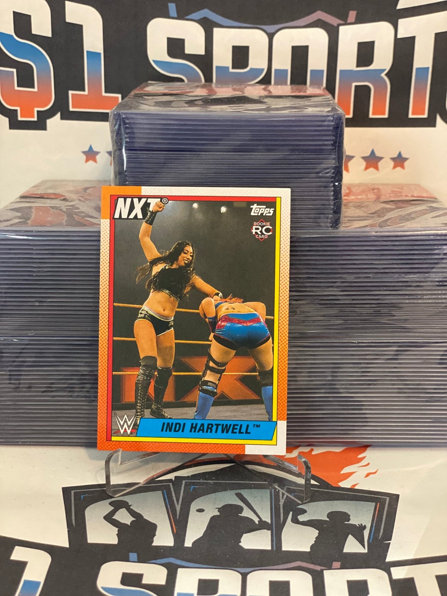 2021 Topps Heritage WWE Indi Hartwell Rookie #85