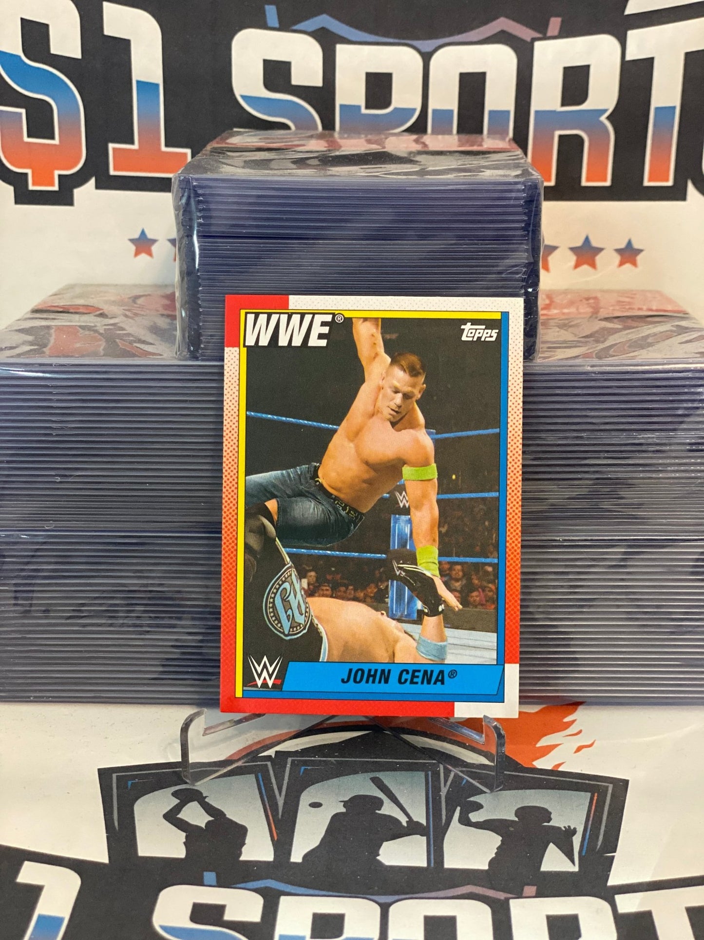 2021 Topps Heritage WWE John Cena #99