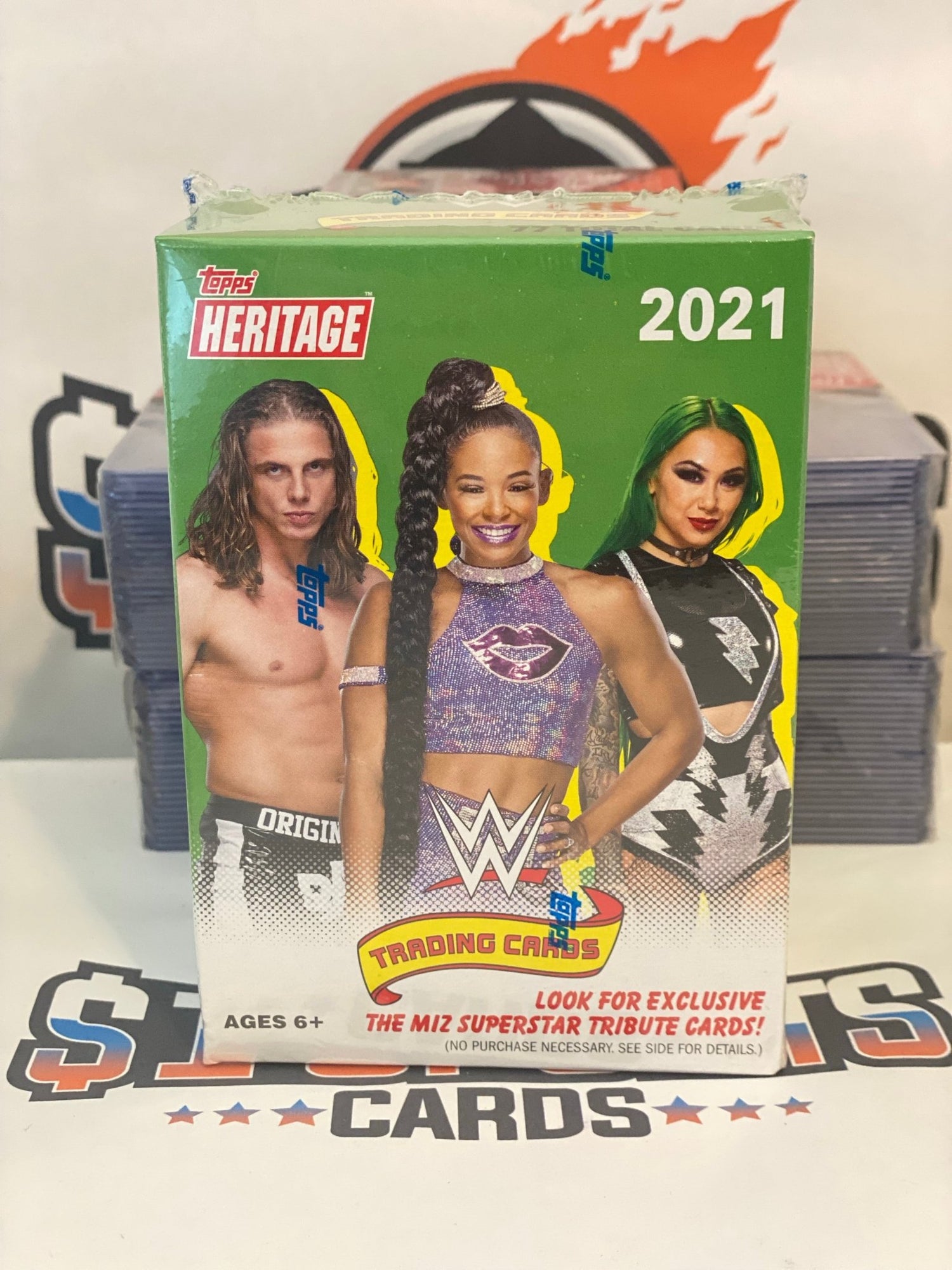 2021 Topps Heritage WWE Wrestling Blaster Box