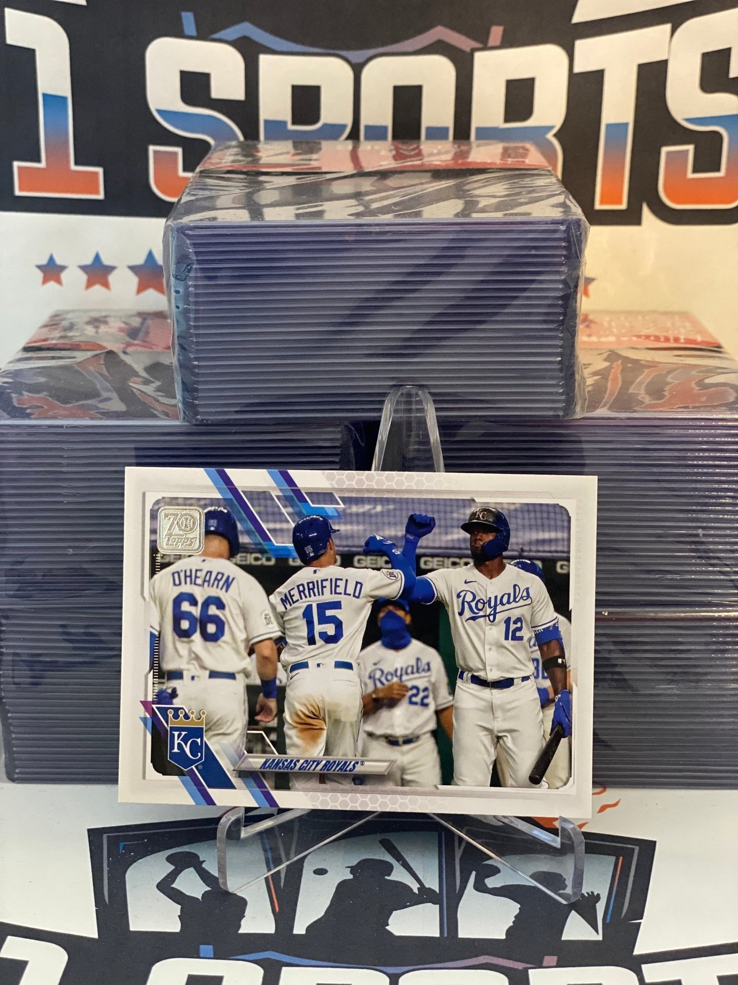 2021 Topps Kansas City Royals Team Card #608