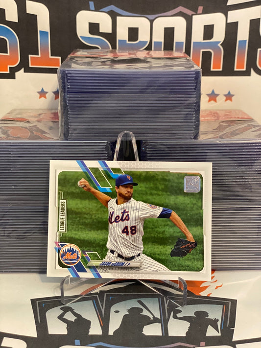 2021 Topps (League Leaders) Jacob DeGrom #170