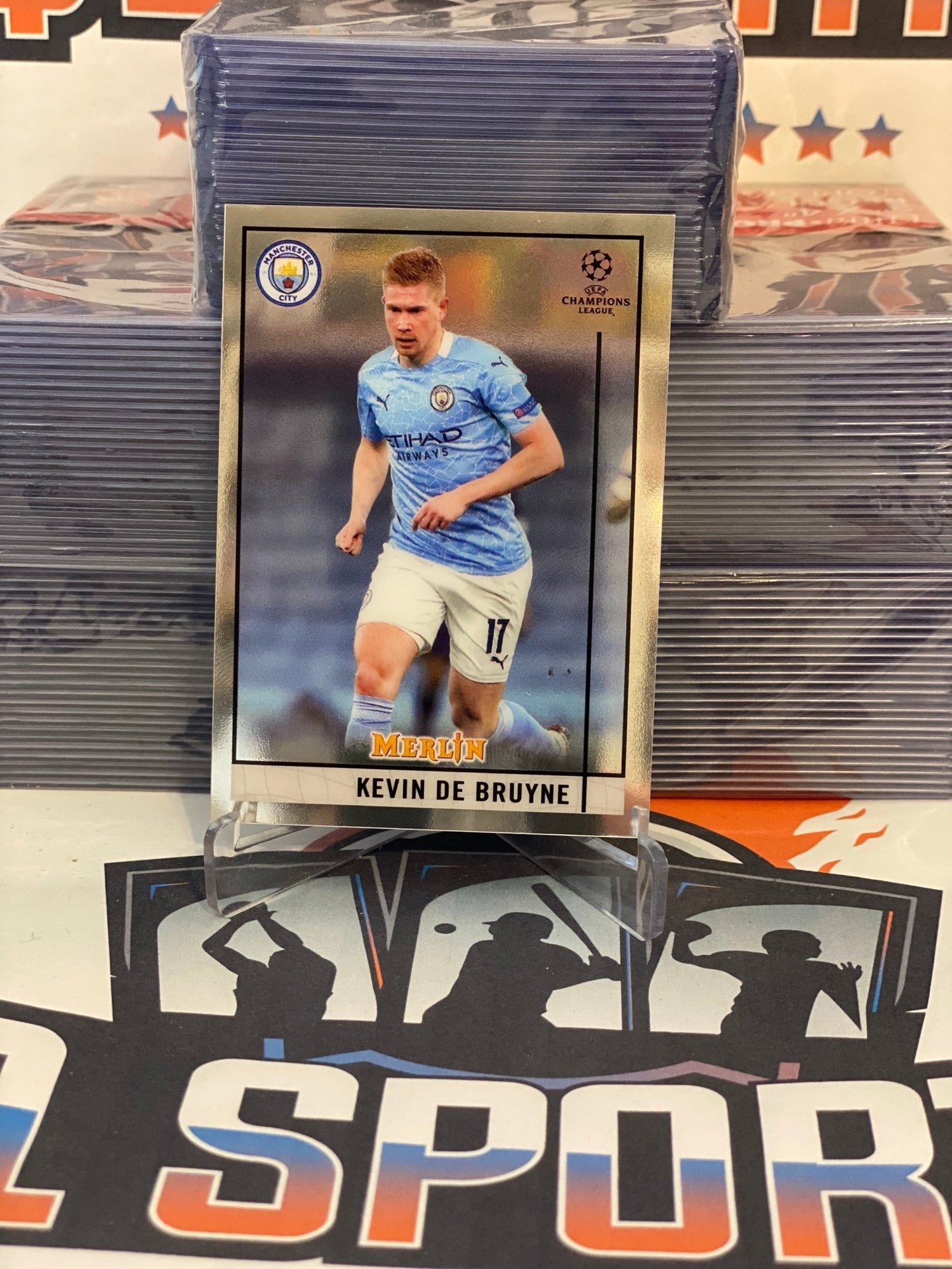 2021 Topps Merlin UEFA Champions League Kevin De Bruyne #66