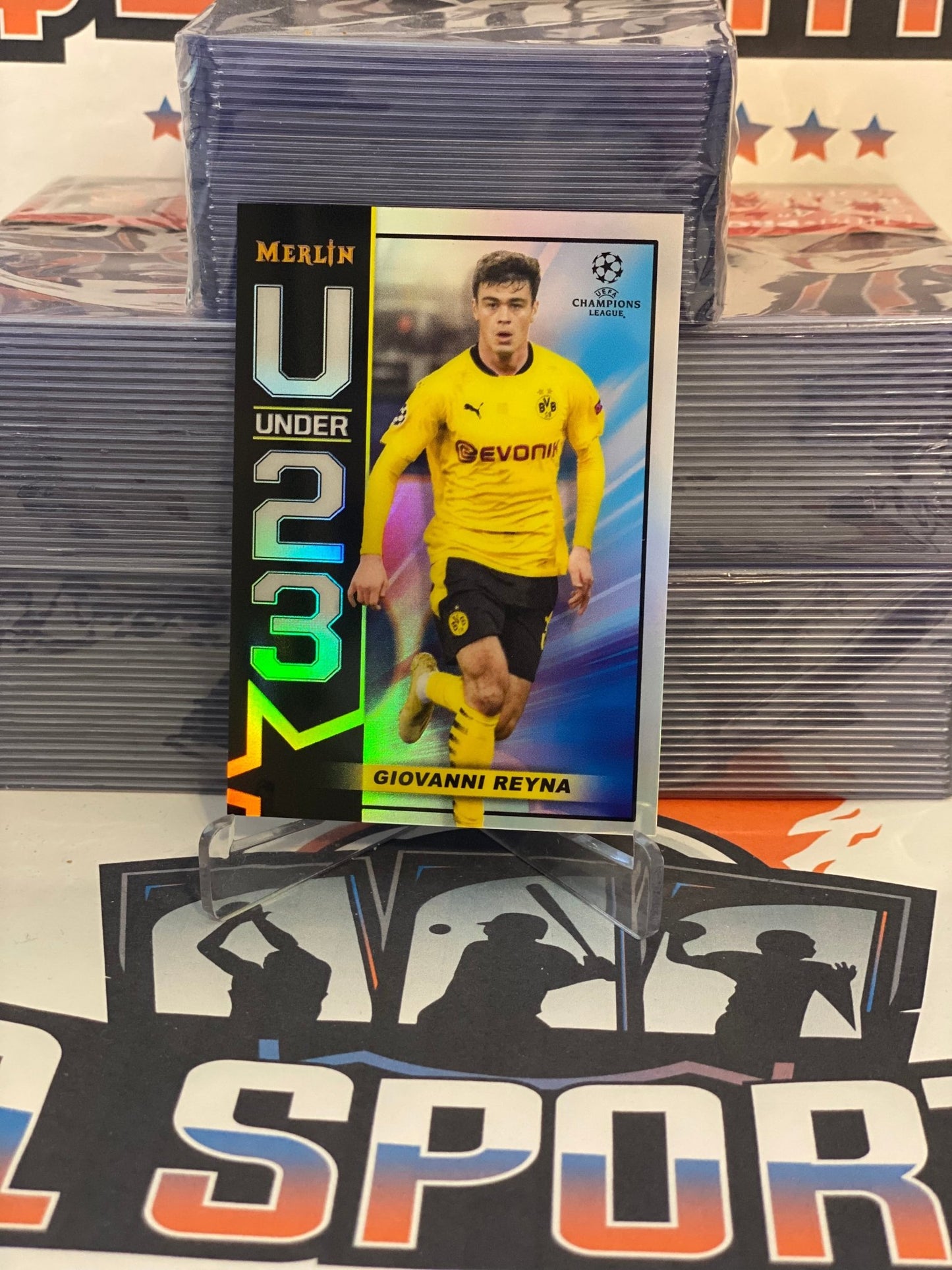 2021 Topps Merlin UEFA Champions League (Under 23) Giovanni Reyna #U23-GR