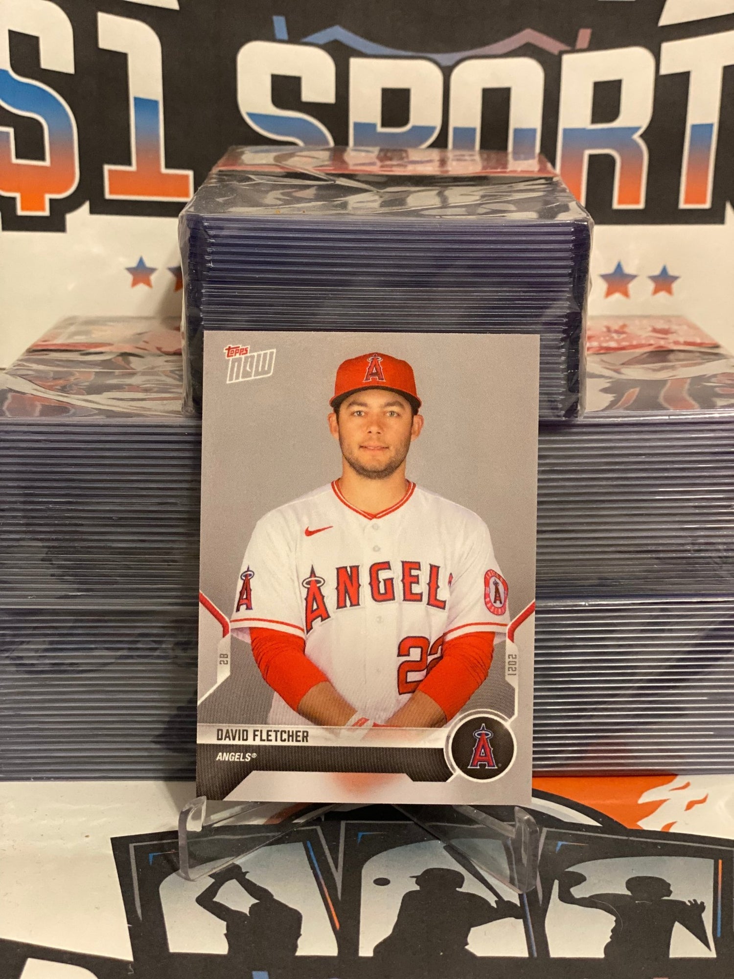 2021 Topps Now (Opening Day) David Fletcher #OD-172