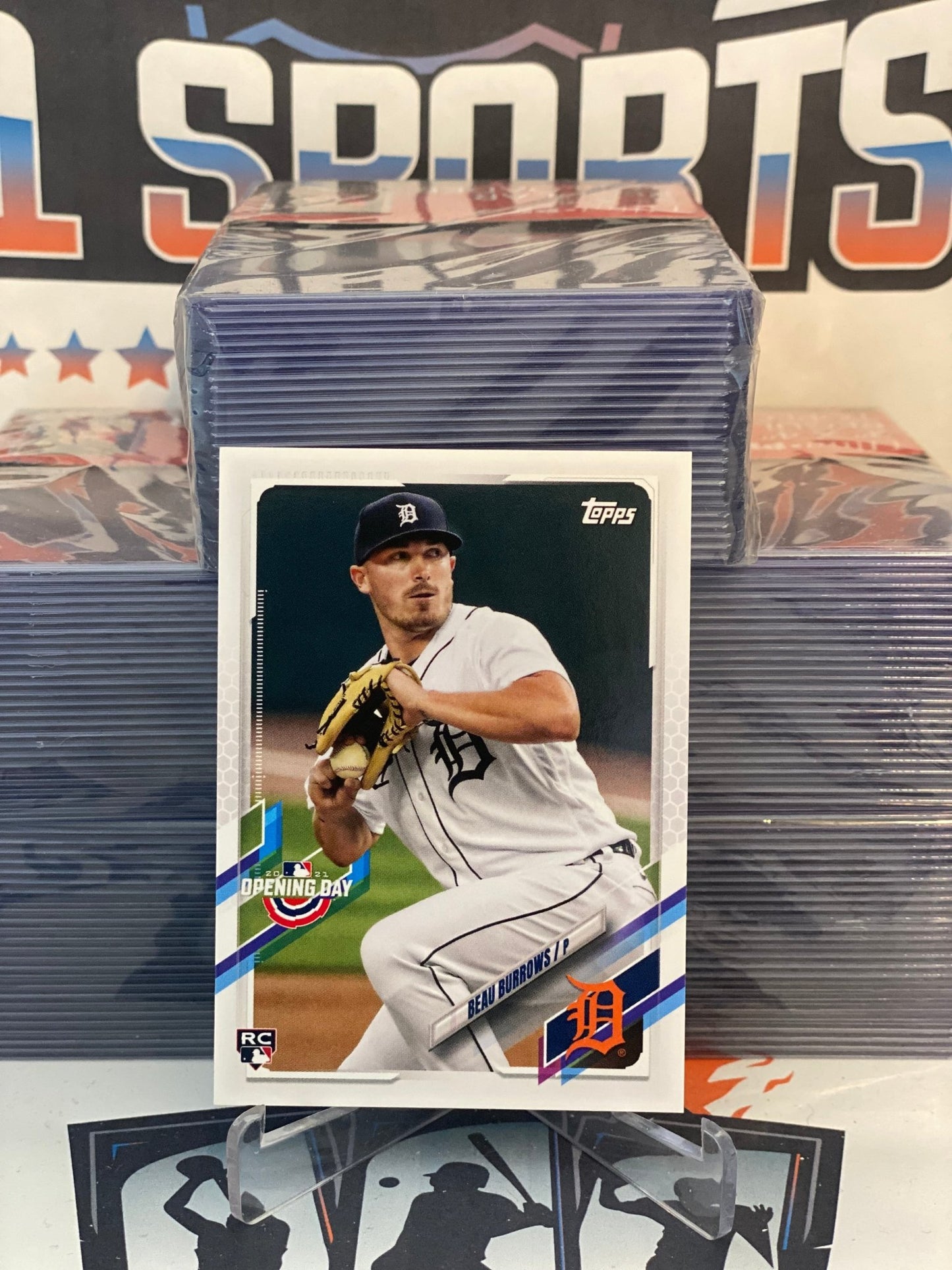 2021 Topps Opening Day Beau Burrows Rookie #148