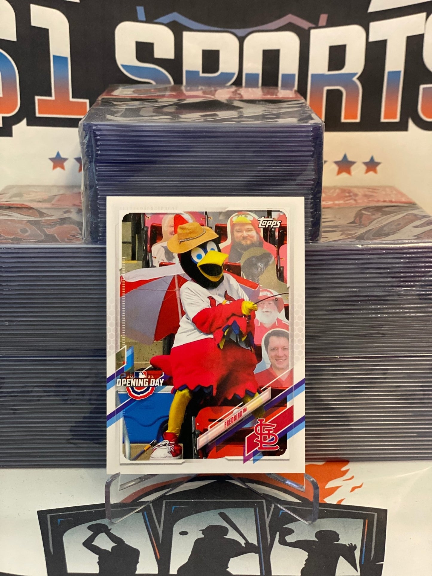 2021 Topps Opening Day (Mascots) Fredbird #M-5