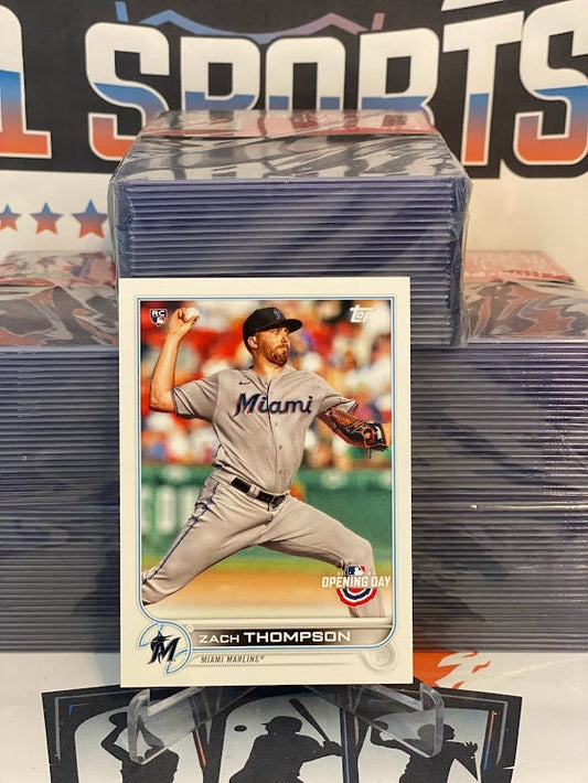 2021 Topps Opening Day Zach Thompson Rookie #11