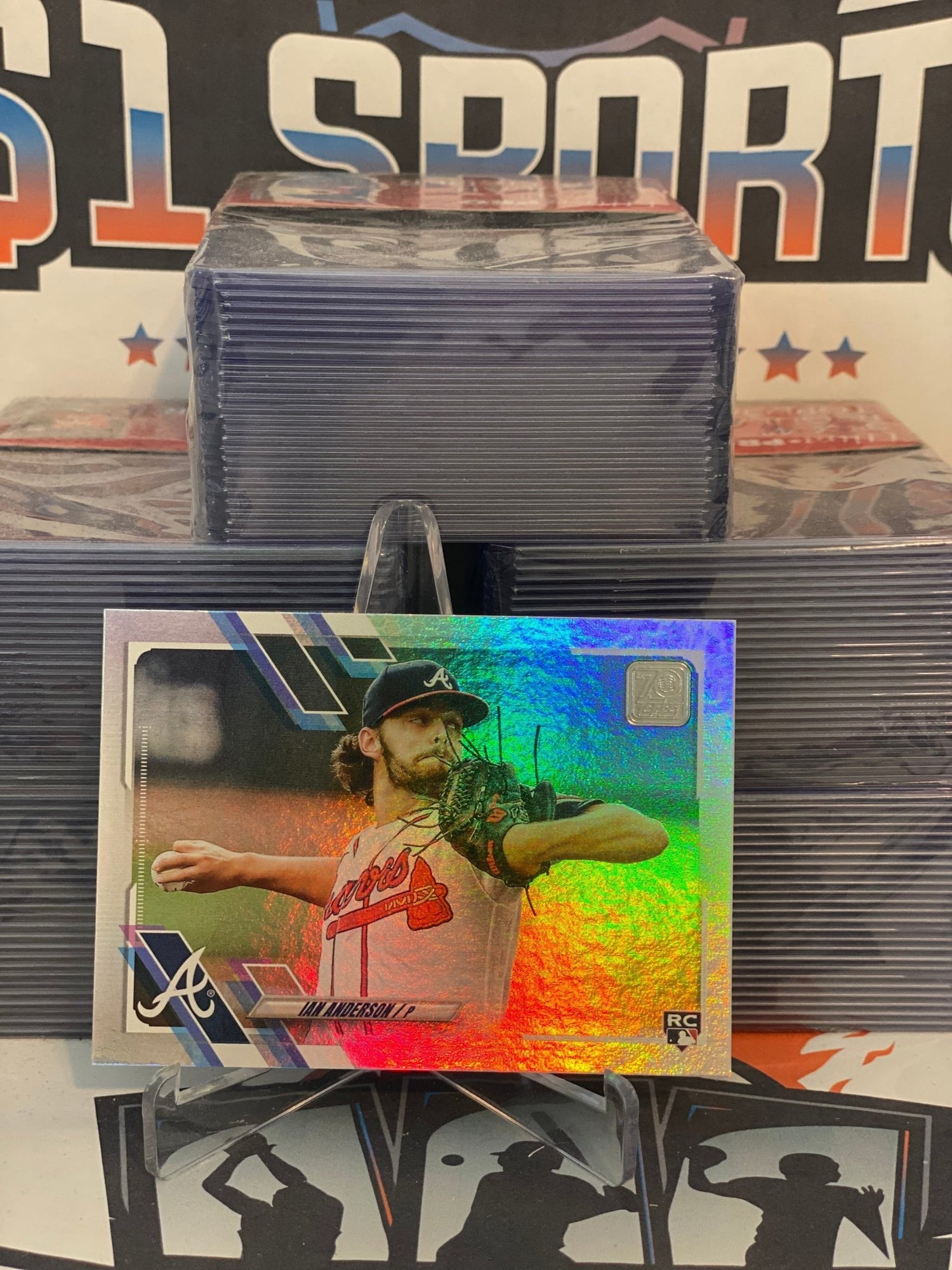 2021 Topps (Rainbow) Ian Anderson Rookie #239