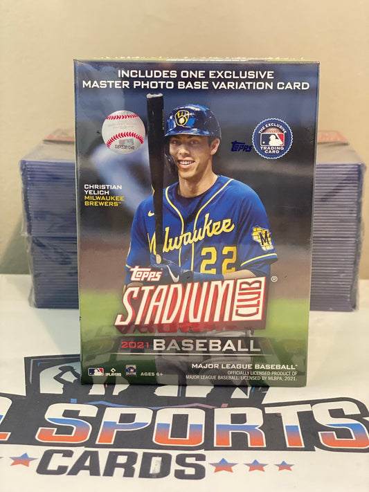 2021 Topps Stadium Club MLB Baseball Blaster Box