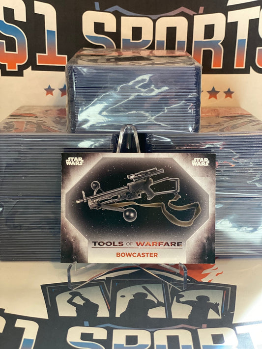 2021 Topps Star Wars Battle Plans (Tools of the Warfare) Bowcaster #TW-7