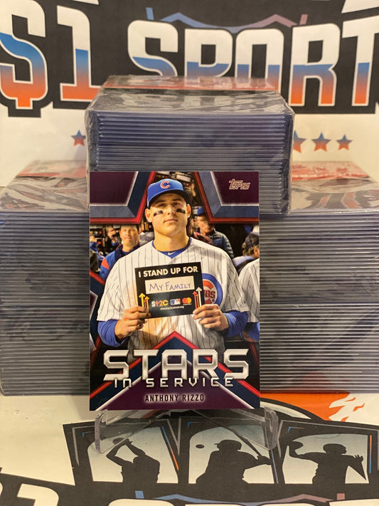 2021 Topps (Stars in Service) Anthony Rizzo #SIS-6