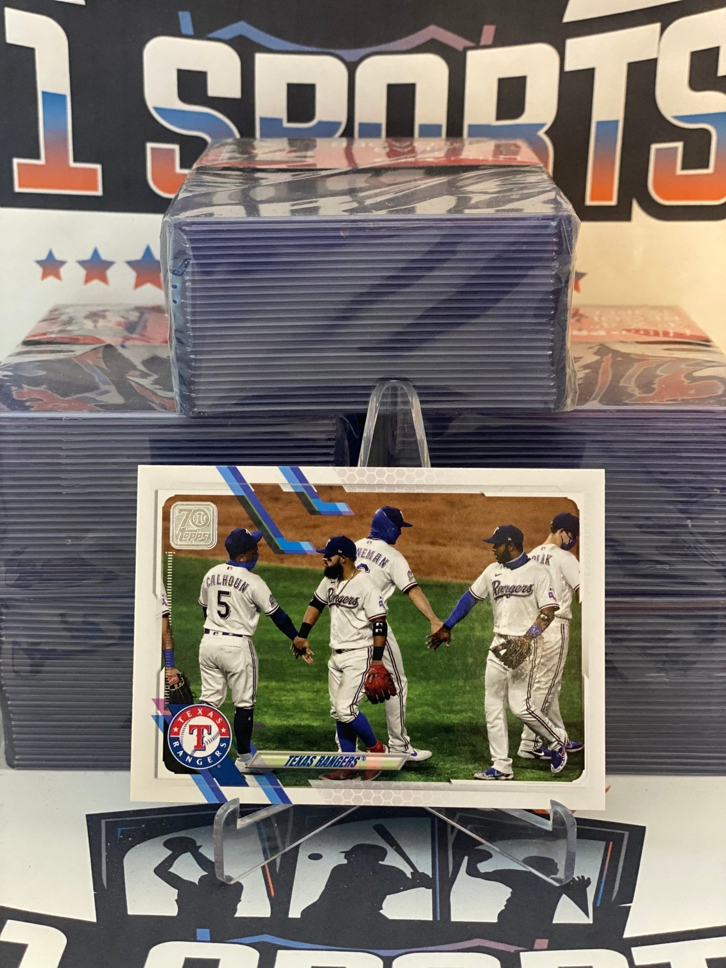 2021 Topps Texas Rangers Team Card #283