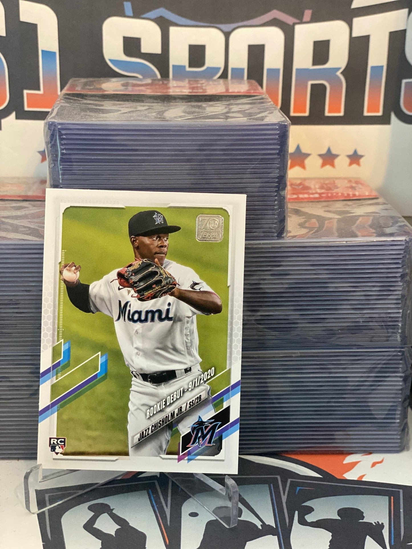 2021 Topps Update (MLB Debut) Jazz Chisholm Jr. #US114