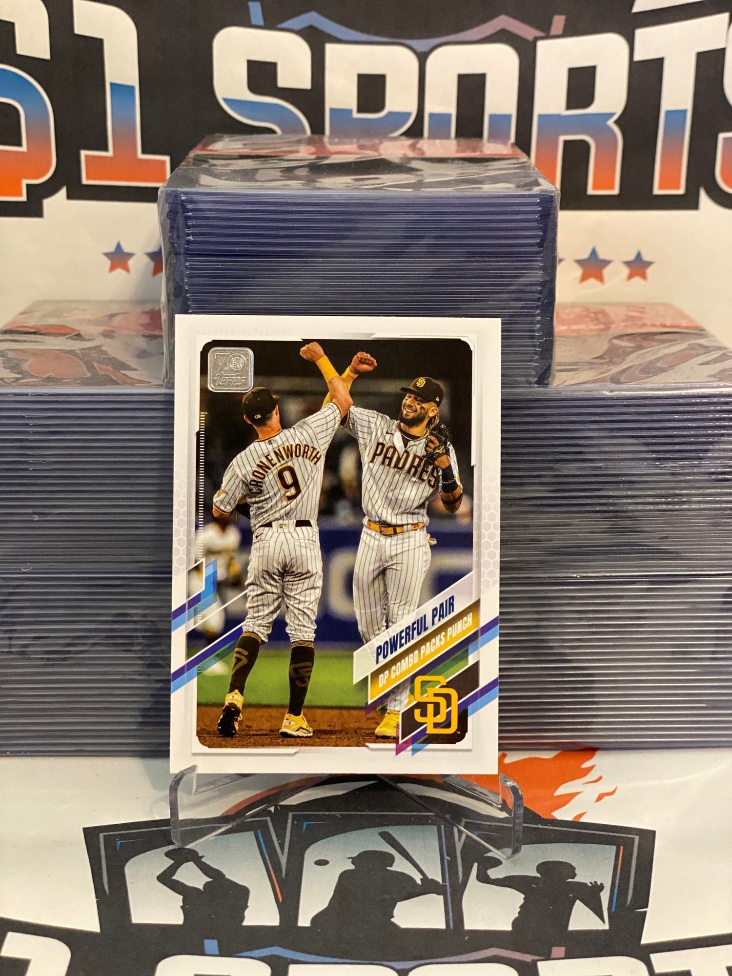 2021 Topps Update (Powerful Pair) Fernando Tatis Jr. & Jake Cronenworth #US79