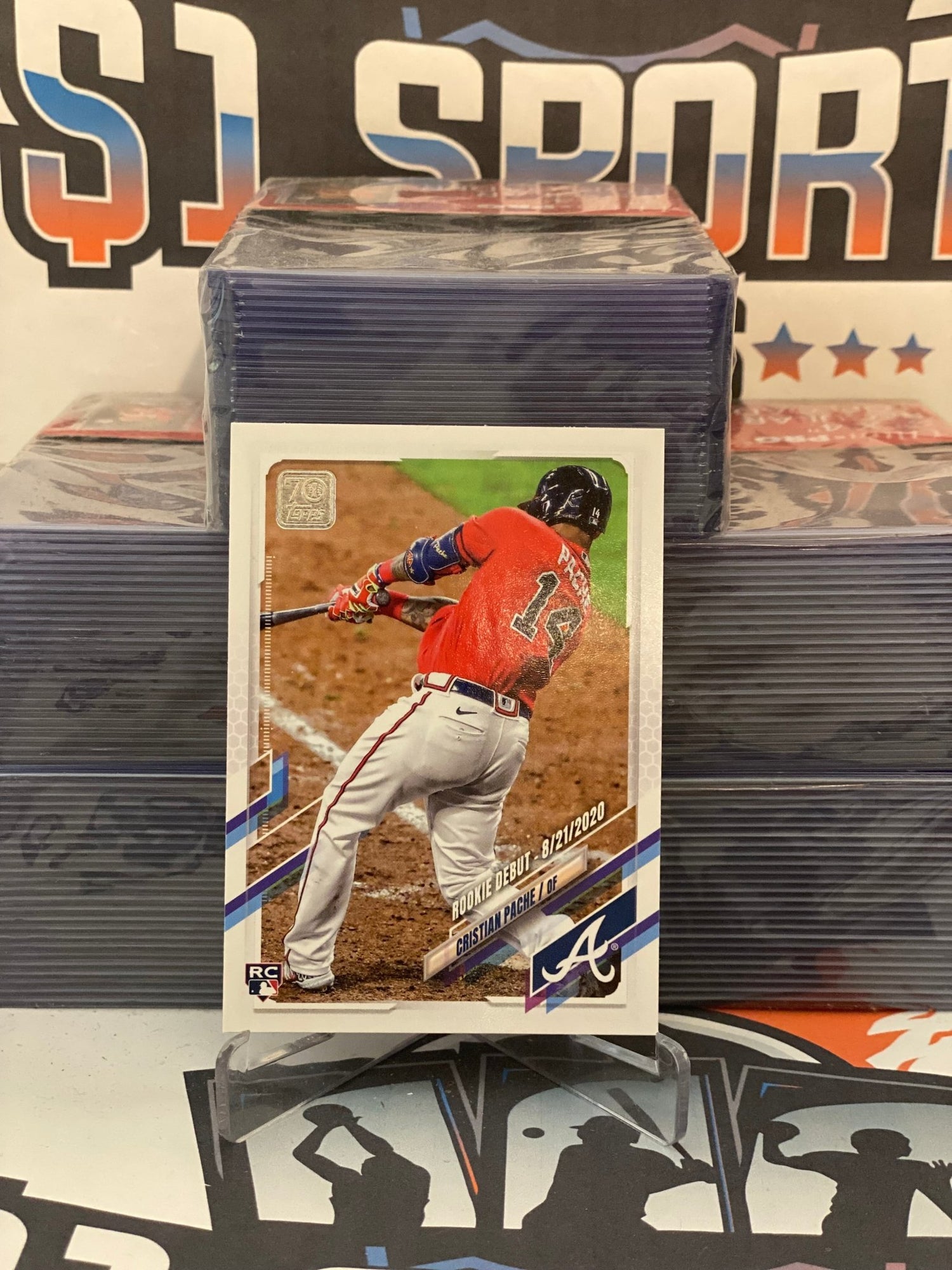 2021 Topps Update (Rookie Debut) Cristian Pache #US295