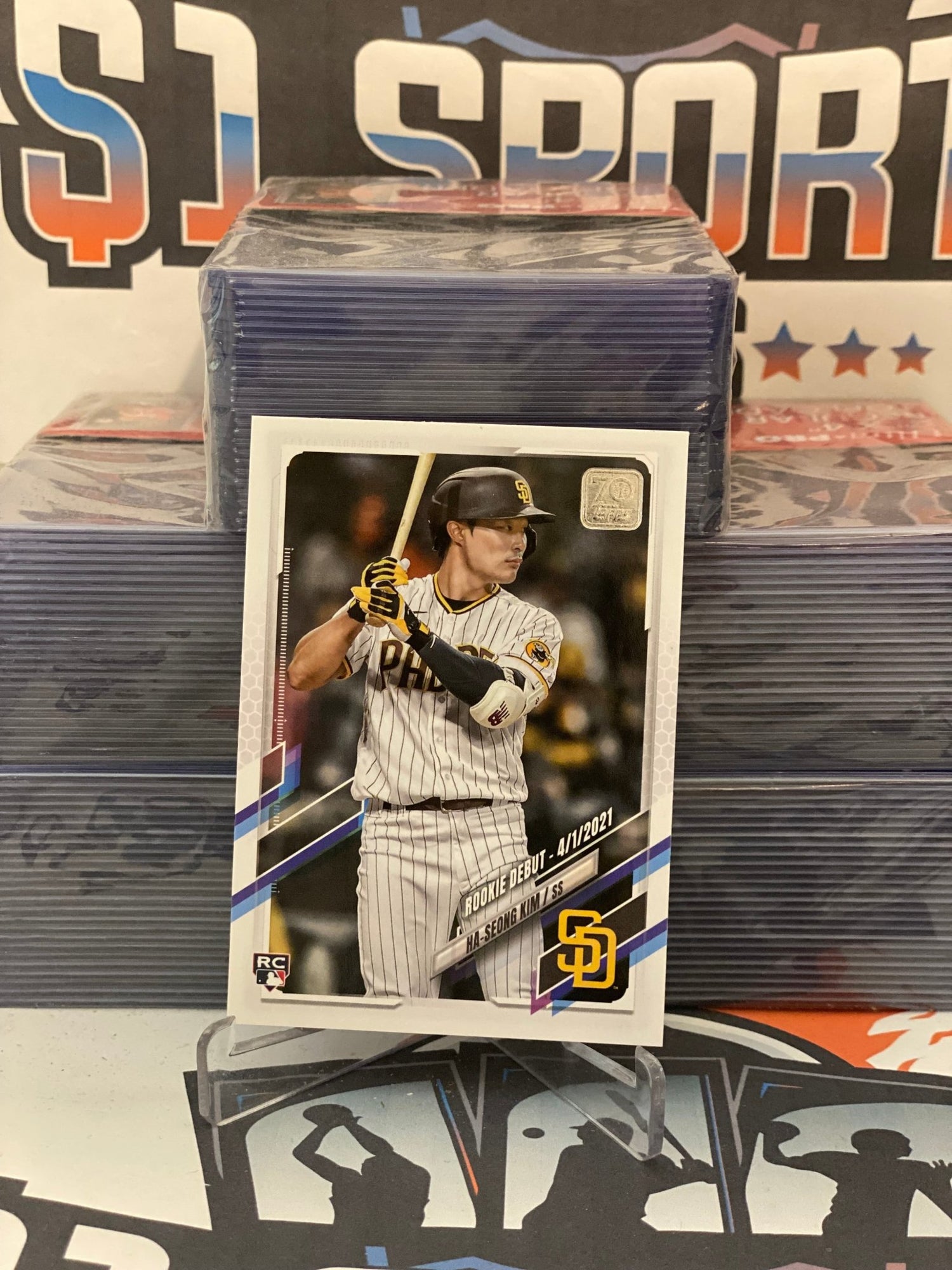 Ha-Seong Kim 2021 Topps Update Rookie Debut Card #US175