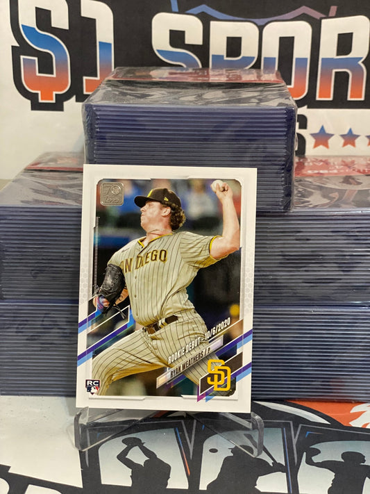 2021 Topps Update (Rookie Debut) Ryan Weathers #US178