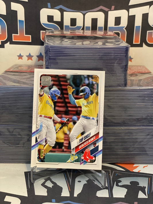 2021 Topps Update (Veteran Combos) Alex Verdugo & Enrique Hernandez #US287